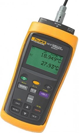 Fluke 1523-P2 Reference Thermometer 5628 PRT Bundle-