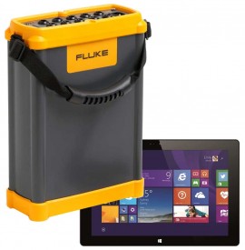 Fluke 1750/ET Three-Phase Power Quality Recorder with Windows 10 tablet-