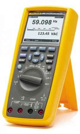 Fluke 289 CAL True-RMS Electronics Logging Multimeter with TrendCapture, calibrated traceable with data-