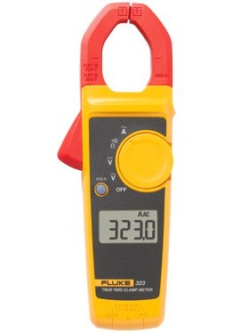 Fluke 323 CAL True RMS Clamp Meter with calibration certificate, 400 A-