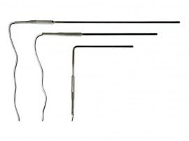 Fluke 5609-BEND-M Secondary Reference PRT with 90° bend and mini banana plugs, 12&#039; probe-