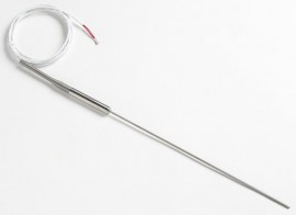 Fluke 5618B-12-M Small-Diameter Industrial RTD with mini banana plugs, 12&quot;-