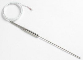 Fluke 5618B-9-I Small-Diameter Industrial RTD with INFO-CON for 1521/1522 Handheld Thermometers, 9in-