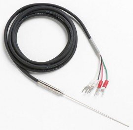 Fluke 5622-16-M Fast Response Platinum Resistance Thermometer (PRT) with Mini Banana Plugs, 0.06in, 6ft Lead-