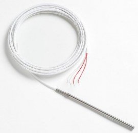 Fluke 5623B-6-J Precision RTD Freezer Probe with Banana Plugs, 6 x 0.25in, -100 to 156&amp;deg;C-