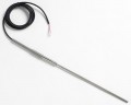 Fluke 5627A-9-M Precision Thermometer/RTD Temperature Probe with Mini Banana Plugs, 9 x 0.19in, -200 to 300&amp;deg;C-