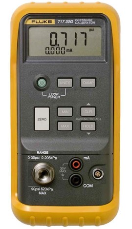 Fluke 717 30G Pressure Calibrator, 12 to 30 PSI-