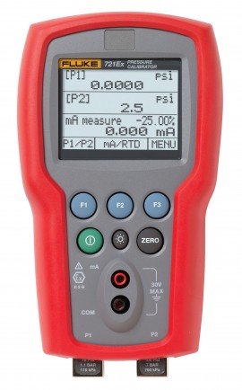 Fluke 721EX-1605 Dual Sensor Pressure Calibrator, 16 PSIG/500 PSIG-