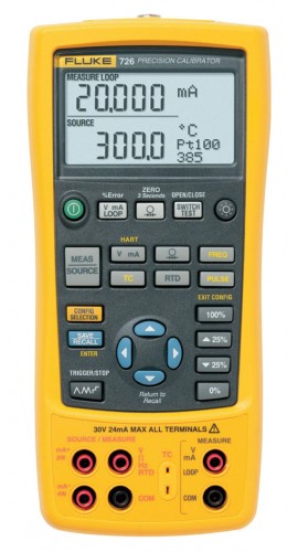 Fluke 726/FPC Precision Multifunction Process Calibrator with one-year Premium Care-