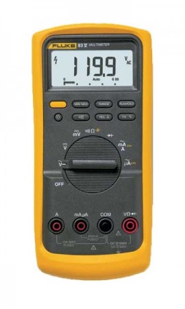 Fluke 83V Industrial Multimeter, 6000 counts-