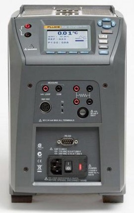 Fluke 9142-F-P-156 Field Metrology Well with F Insert (Model 9142-INSF) and Process Electronics, -13 to 302&amp;deg;F-