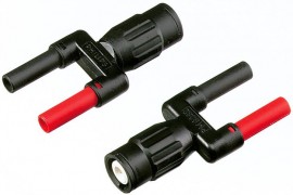 Fluke PM9082 Dual Banana Jack (female) to male BNC Adapter-